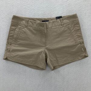 The Limited Easy Short‎ 4" Womens Size 6 Brown Cotton Blend Stretch Chino Short